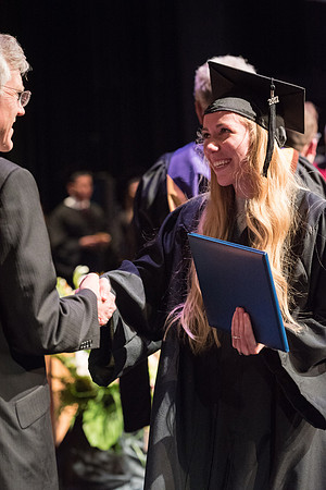 Performing and Visual Arts Convocation Ceremony in the Snow Drama Theatre.