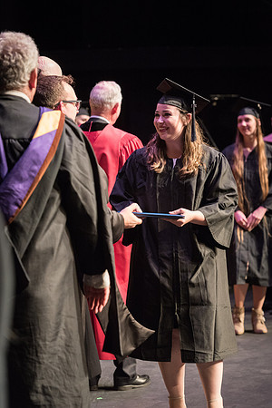 Performing and Visual Arts Convocation Ceremony in the Snow Drama Theatre.
