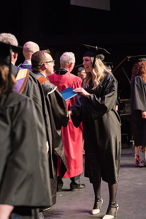 Performing and Visual Arts Convocation Ceremony in the Snow Drama Theatre.