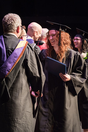 Performing and Visual Arts Convocation Ceremony in the Snow Drama Theatre.