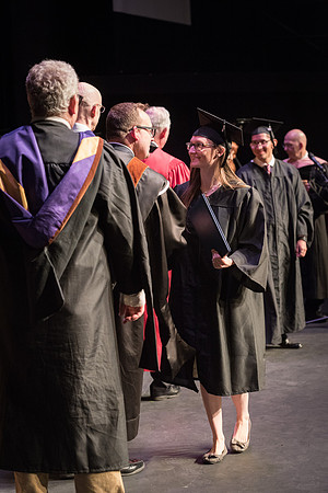 Performing and Visual Arts Convocation Ceremony in the Snow Drama Theatre.