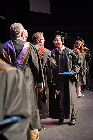 Performing and Visual Arts Convocation Ceremony in the Snow Drama Theatre.