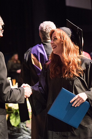 Performing and Visual Arts Convocation Ceremony in the Snow Drama Theatre.