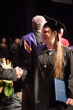 Performing and Visual Arts Convocation Ceremony in the Snow Drama Theatre.