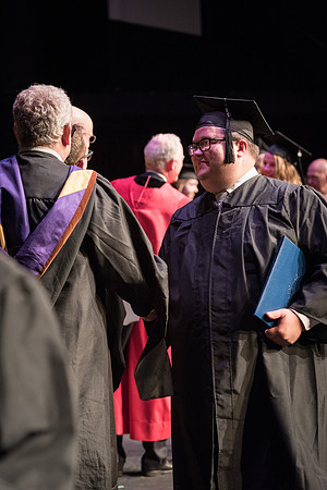 Performing and Visual Arts Convocation Ceremony in the Snow Drama Theatre.