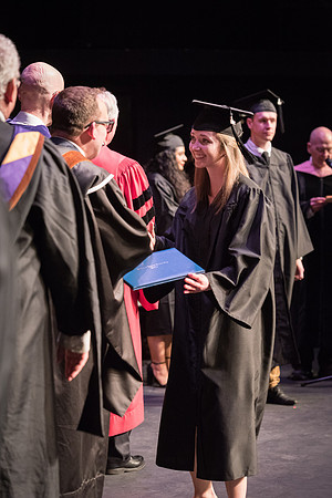 Performing and Visual Arts Convocation Ceremony in the Snow Drama Theatre.