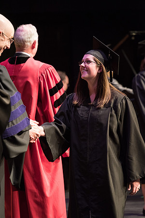 Performing and Visual Arts Convocation Ceremony in the Snow Drama Theatre.