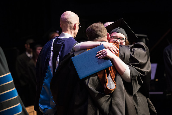 Performing and Visual Arts Convocation Ceremony in the Snow Drama Theatre.