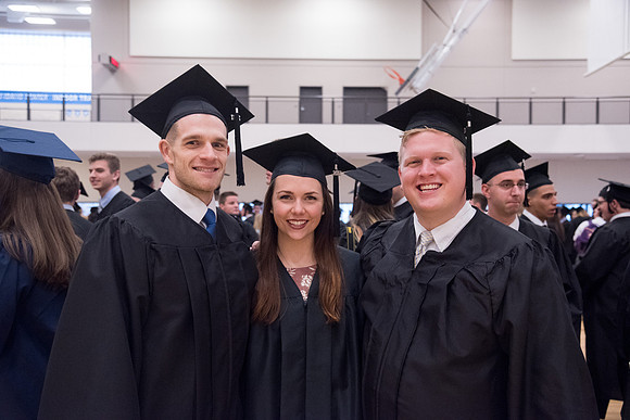 Graduation for the Winter 2017 semester at BYU-Idaho