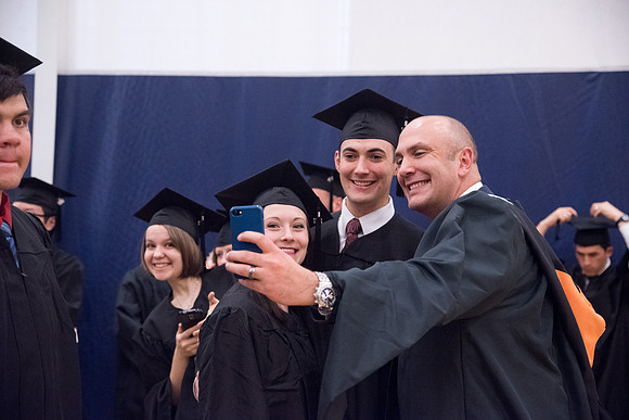 Graduation for the Winter 2017 semester at BYU-Idaho