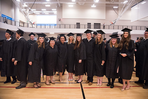 Graduation for the Winter 2017 semester at BYU-Idaho