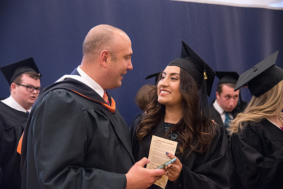 Graduation for the Winter 2017 semester at BYU-Idaho