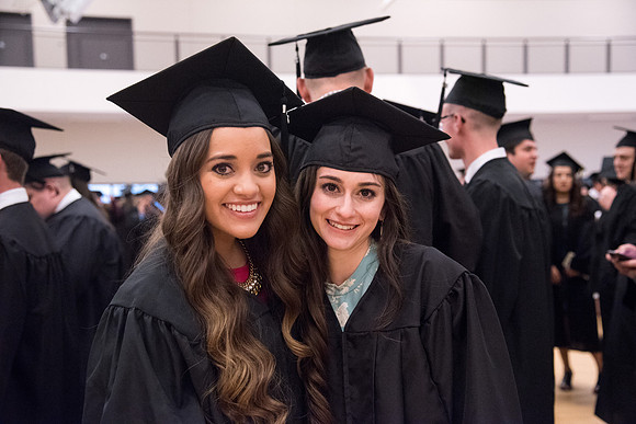 Graduation for the Winter 2017 semester at BYU-Idaho