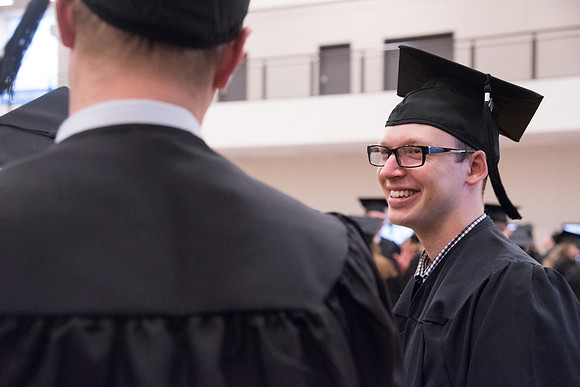 Graduation for the Winter 2017 semester at BYU-Idaho