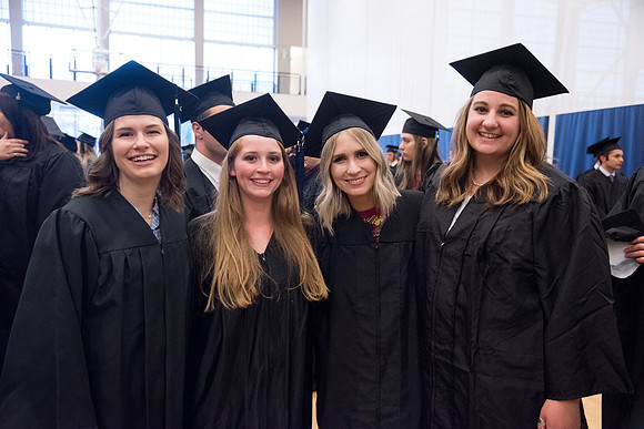 Graduation for the Winter 2017 semester at BYU-Idaho