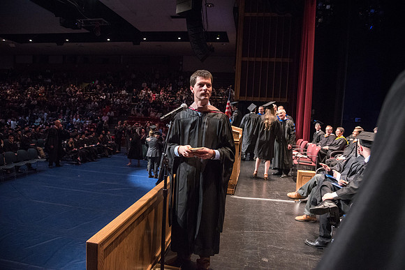 Convocation for the College of Business and Communication. Photos by Assistant University Relations Photographer and Visual Communication graduate Ryan Chase.