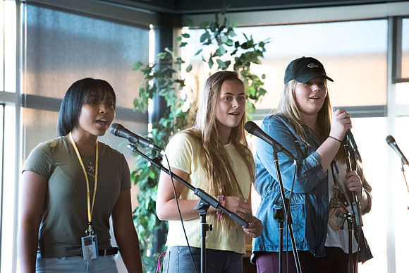 Students come together at I-Night before school begins!
