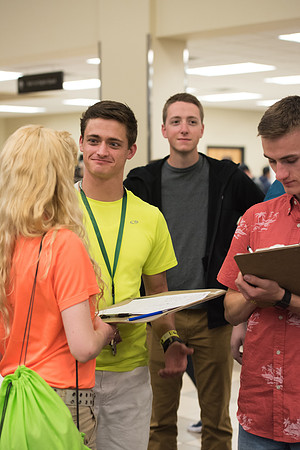 Students participate in I-Night with their Get Connected group.