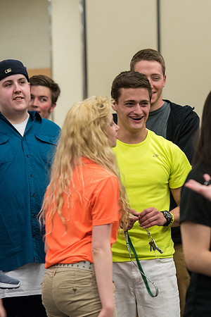 Students participate in I-Night with their Get Connected group.