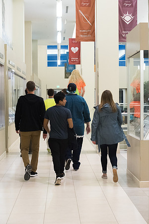 Students participate in I-Night with their Get Connected group.