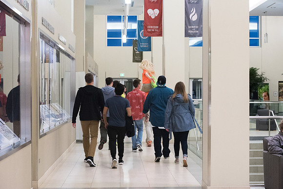 Students participate in I-Night with their Get Connected group.