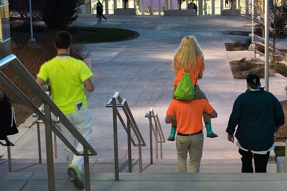 Students participate in I-Night with their Get Connected group.