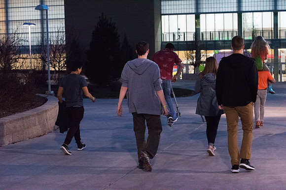 Students participate in I-Night with their Get Connected group.