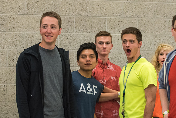 Students participate in I-Night with their Get Connected group.