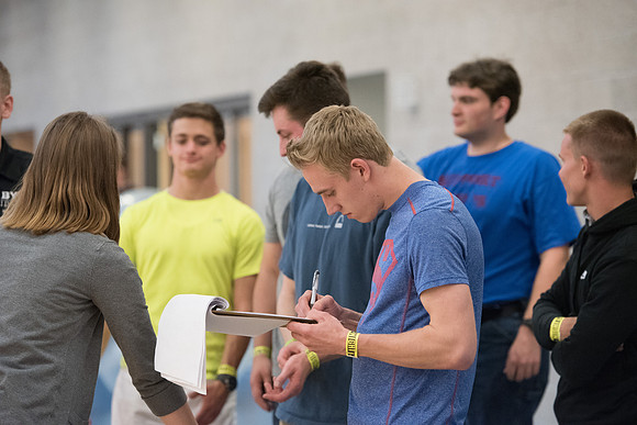 Students participate in I-Night with their Get Connected group.