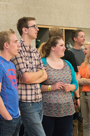 Students participate in I-Night with their Get Connected group.