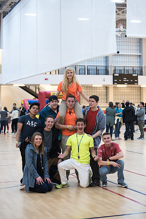 Students participate in I-Night with their Get Connected group.