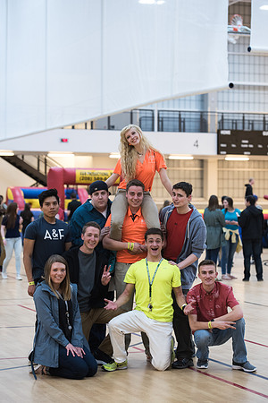 Students participate in I-Night with their Get Connected group.
