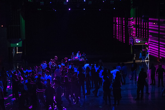 As a part of I-Night, a dance is held in the Hart Auditorium.