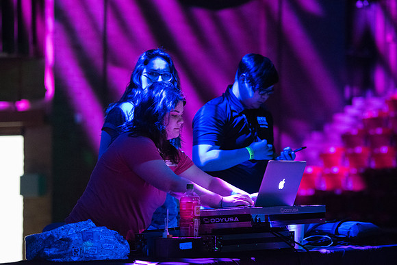 As a part of I-Night, a dance is held in the Hart Auditorium.