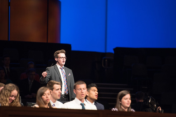 First devotional of the Spring 2017 semester. Choir Director.