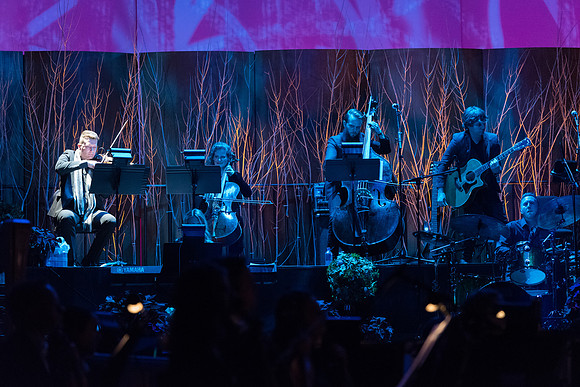 David Archuleta and Nathan Pacheco were the featured guests at BYU-Idaho's annual Christmas concert in the BYU-Idaho Center. They performed with the Symphony Orchestra, combined choirs, and other stud