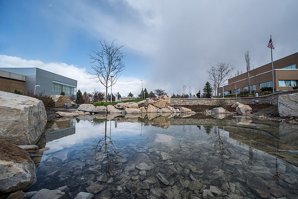 The sky over the BYU-Idaho campus. 2017