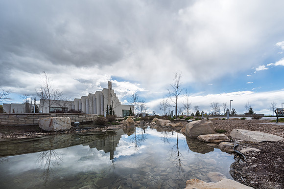The sky over the BYU-Idaho campus. 2017