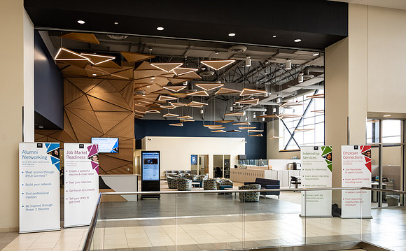 BYU-Idaho Career Center in it's new space in the Manwaring Center.