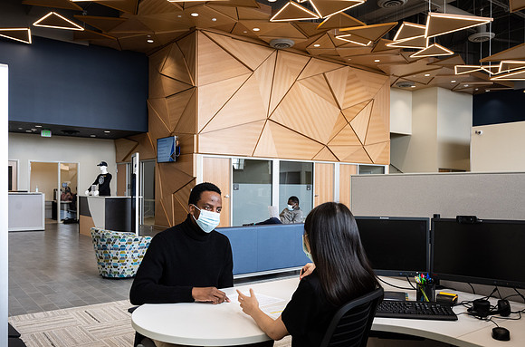 BYU-Idaho Career Center in it's new space in the Manwaring Center.