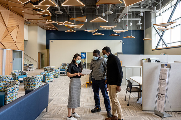 BYU-Idaho Career Center in it's new space in the Manwaring Center.
