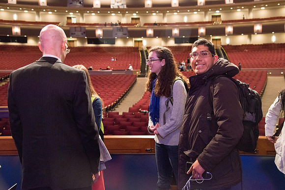 President henry J Eyring and his wife Kelly speak to Students and employees in the BYU-Idaho Center, the first devotional of Spring 2107 semester.