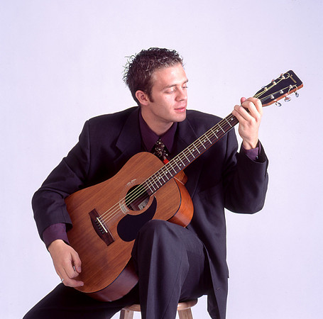 Studio Photoshoot of Guitarist. Feb 2002