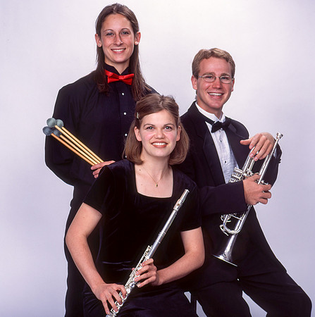 Studio Photoshoot of Trumpetist. Feb 2002