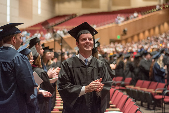 BYU-Idaho show appreciation to those who helped and supported them throughout their education.