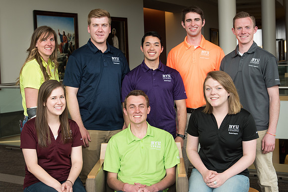 A student support group in the I-Center. 2017