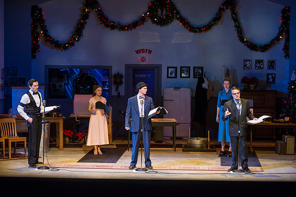 It's a Wonderful Life: A Live Radio Play, comes to life on stage at the Snow Drama Theater at BYU-Idaho.  It was written by Joe Landry and directed by Roger Merrill.