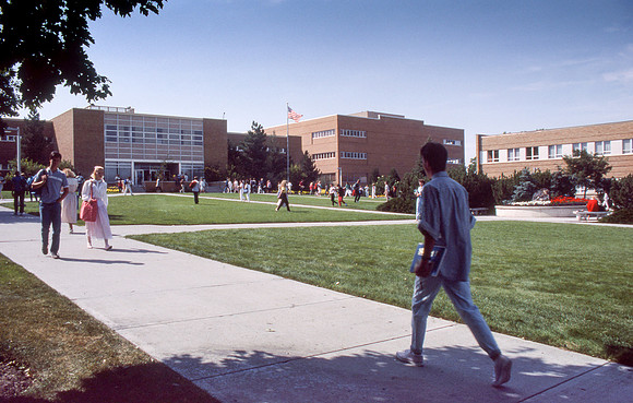 Ricks College Students. Sept 1987