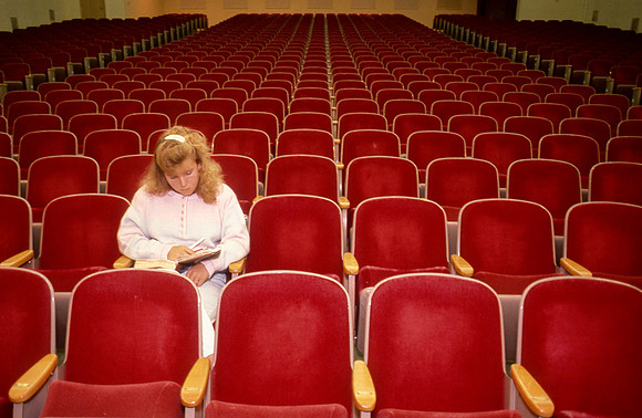 Ricks College Students. Sept 1987 Kirkham auditorium.