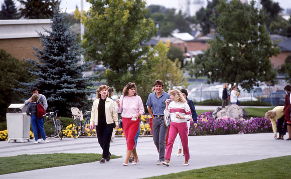 Ricks College Students. Sept 1988